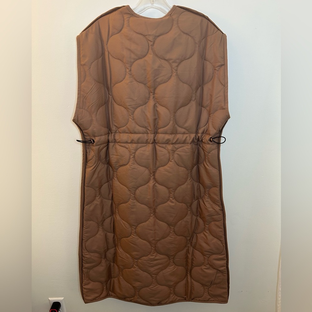 Brown Quilted Vest - Picture 2 of 2
